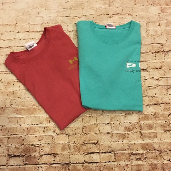 2 FOR 1 Simply Southern T-Shirts - Picture 1 of 8